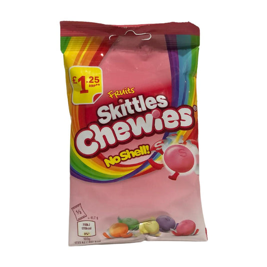 Skittles Chewies No Shell! 137g x 16 (UK)